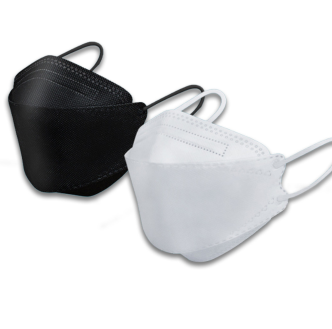 Hot Selling Black Cheapest GB2626 Kn95 Kf94 3D Design Fish Shape 4ply Ear Hook Disposable Fashion Good Quality Face Mask