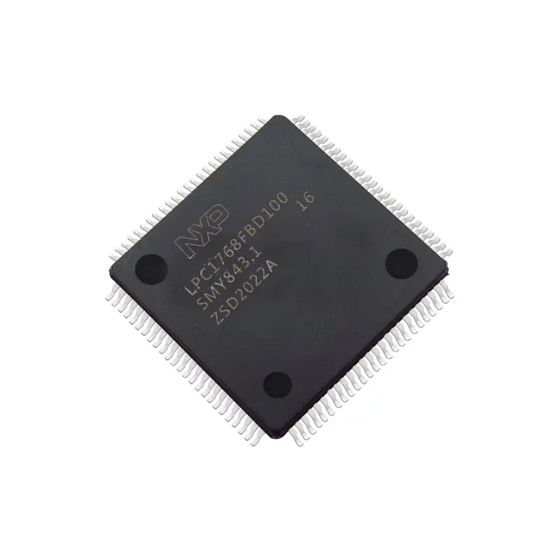 LPC1768FBD100 LQFP100 Electronic Components IC MCU microcontroller Integrated Circuits LPC1768FBD100