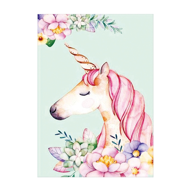 Pink Unicorn Kid Room Wall Art Decoration China Supplier Art Special DIY 5D Diamond Painting Kit for kids