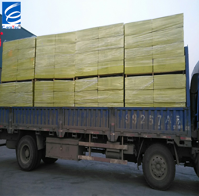 Rockwool board with aluminum foil