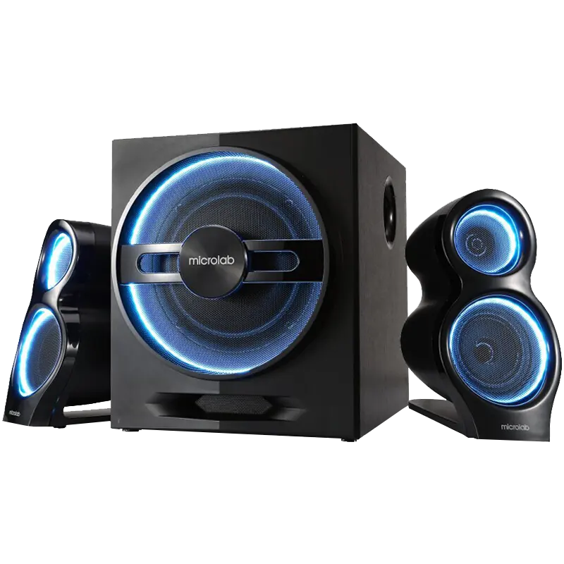microlab  2. 1 gaming speaker home theater speaker system Stereo sound performance computer speaker