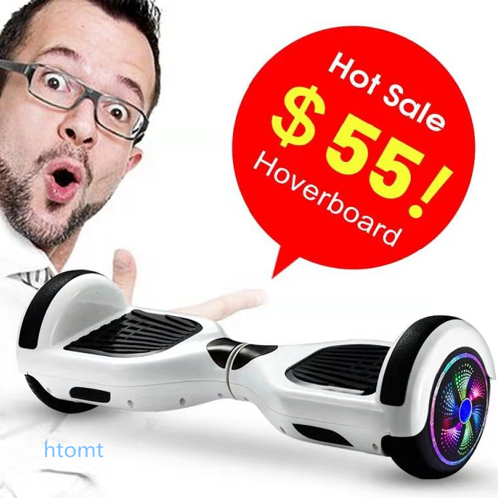 Хтомт самая лучшая продавая 6,5 дюймов 2-х Колесный smart Балансирующий внедорожный Электрический hover доска