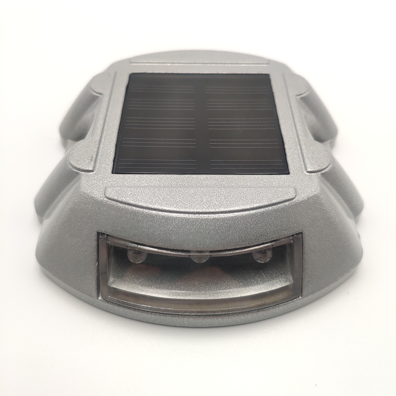 LED Cat Eye Outdoor Waterproof Aluminum Solar Flashing Cats Eyes Road Stud Raised Pavement Marker Lights