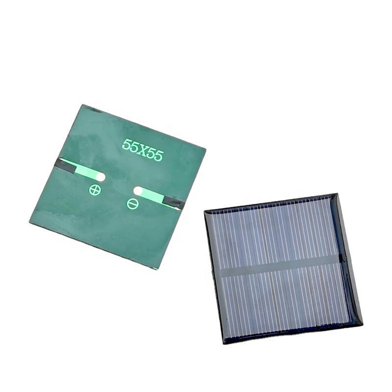 Epoxy Resin Mini Solar Panels ZW-5555-5V Poly Solar Panel Charger 0.45W Customized Portable Solar Panel 5V