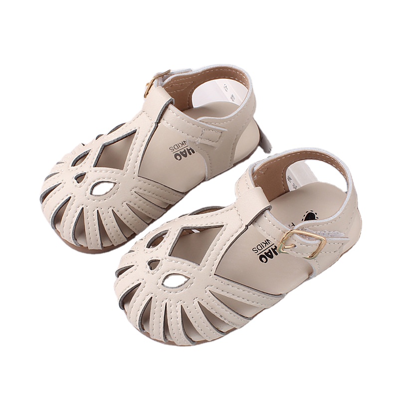 cross-belt Design Wholesale Shoes High Quality Handmade Fancy Barefoot Baby Sandalswhilet Soft Bag Leather