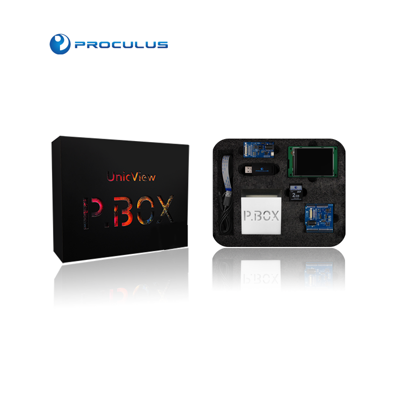 P.BOX-A полный стартовый набор, в том числе 2,8 "цветной дисплей tft ЖК сенсорный экран панель Uart ЖК-модуль интерфейса проектирование инструмент