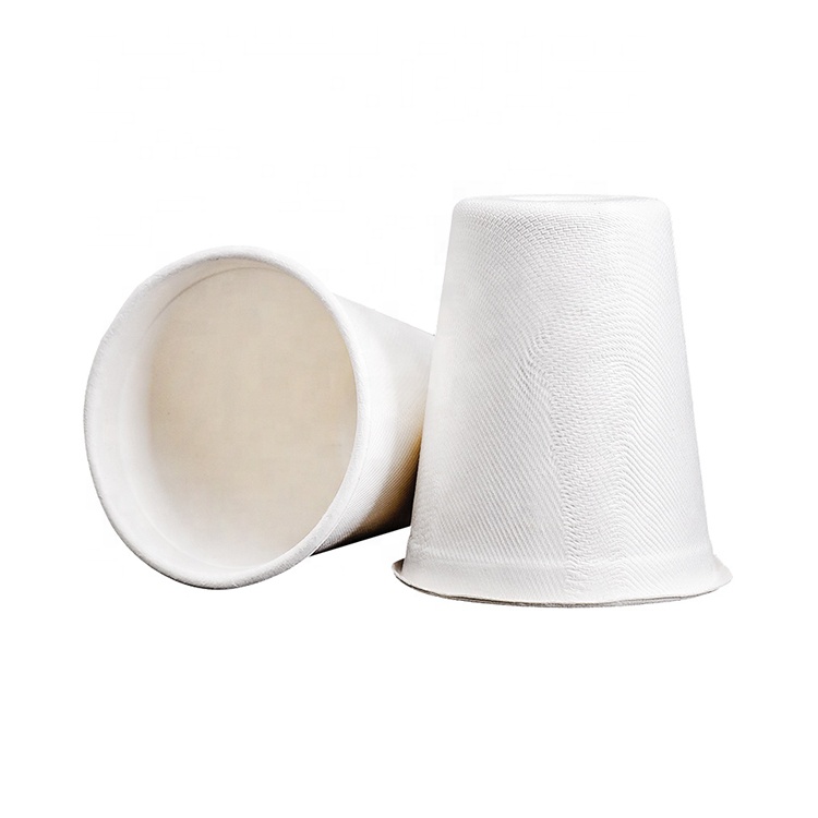 Выньте 12 унций биоразлагаемые Sugarcane Bagasse Compostable кофейные чашки