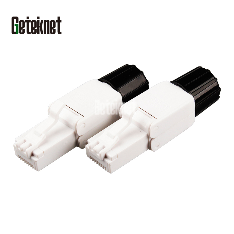 8P8C RJ45 connector UTP FTP plug modular rj45 Cat6a toolless RJ45 connector