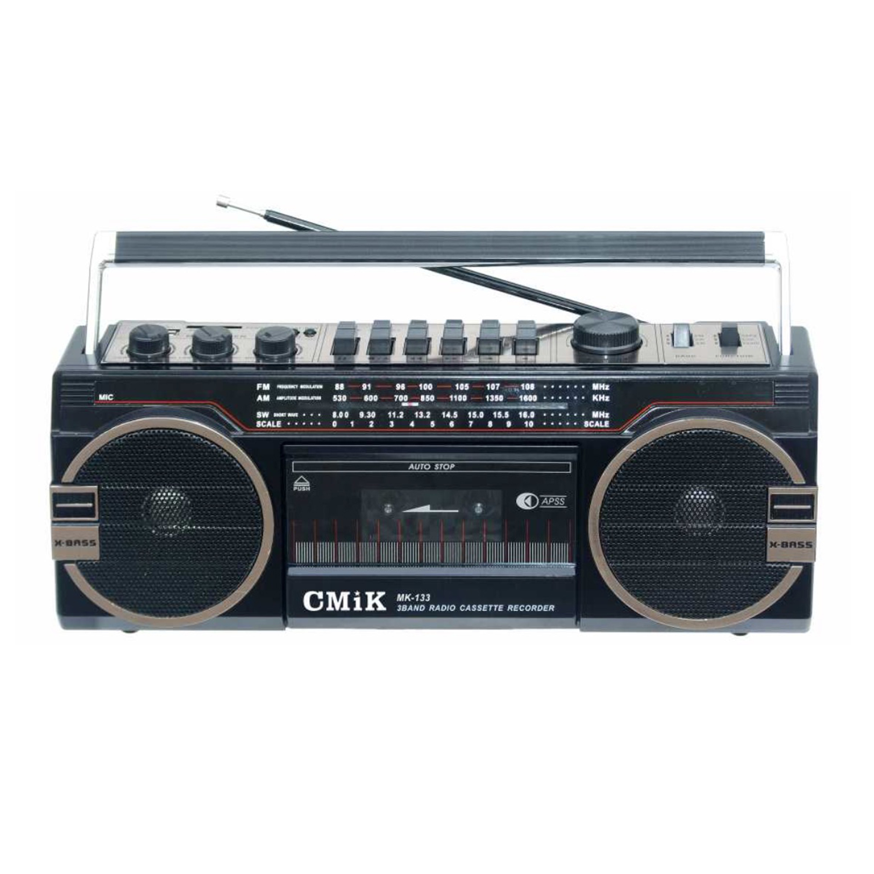 Cmik mk-133 oem Профессиональный инновационный cd Радио и плеер портативное радио 4 трека Экстра антенна Кассетный рекордер