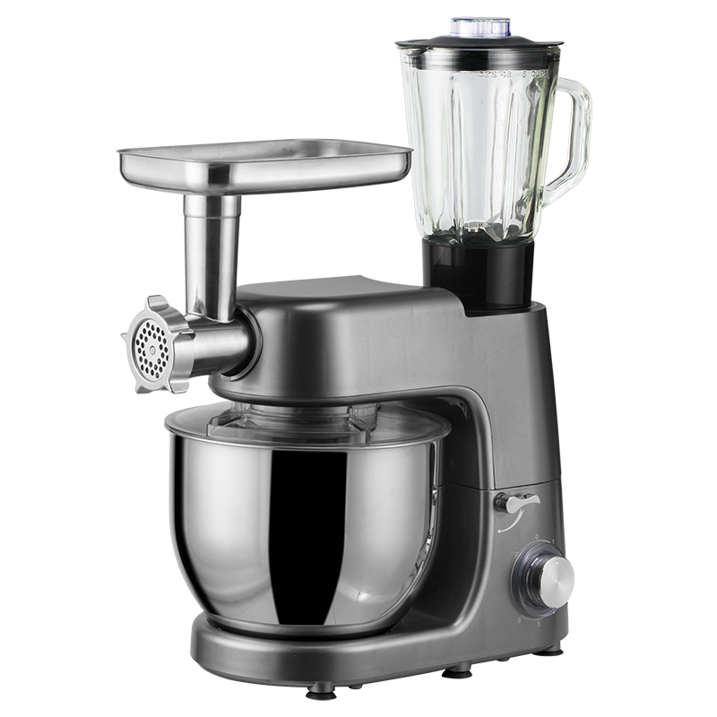 Multifunction 1500W 7L Stainless Steel Bowl 1.5L Glass Jar HomeUse Stand Mixer Sausage Stuffer Blender Meat Grinder Juicers