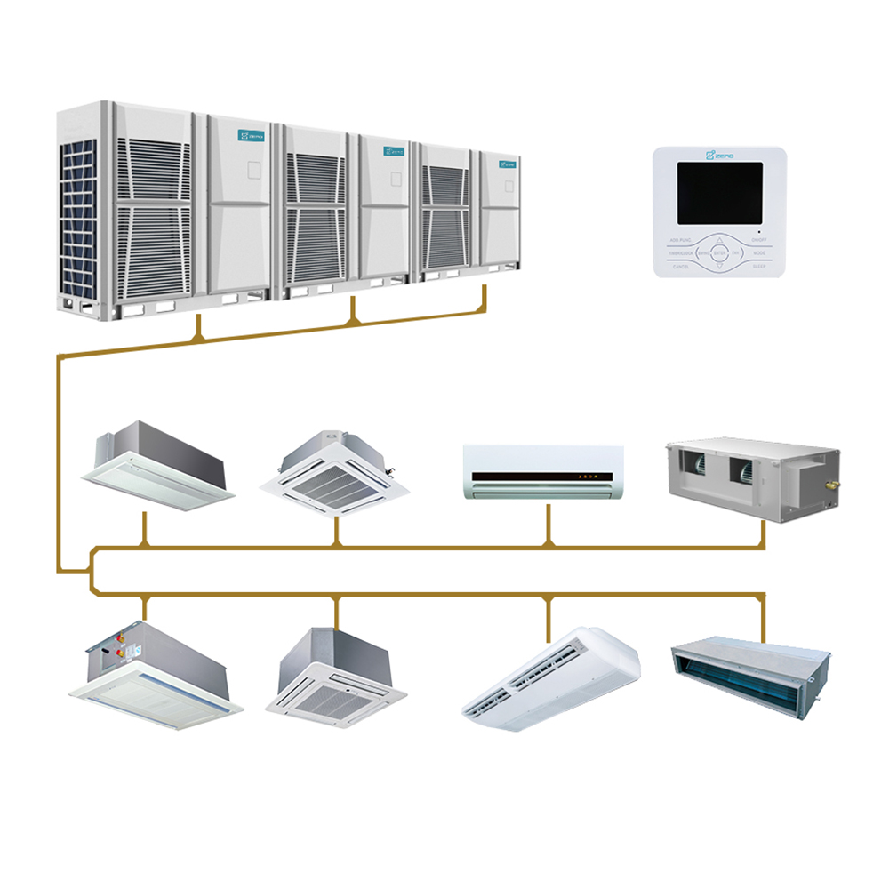 Центральный кондиционер с инвертором постоянного тока ZERO VRV VRF System R410A