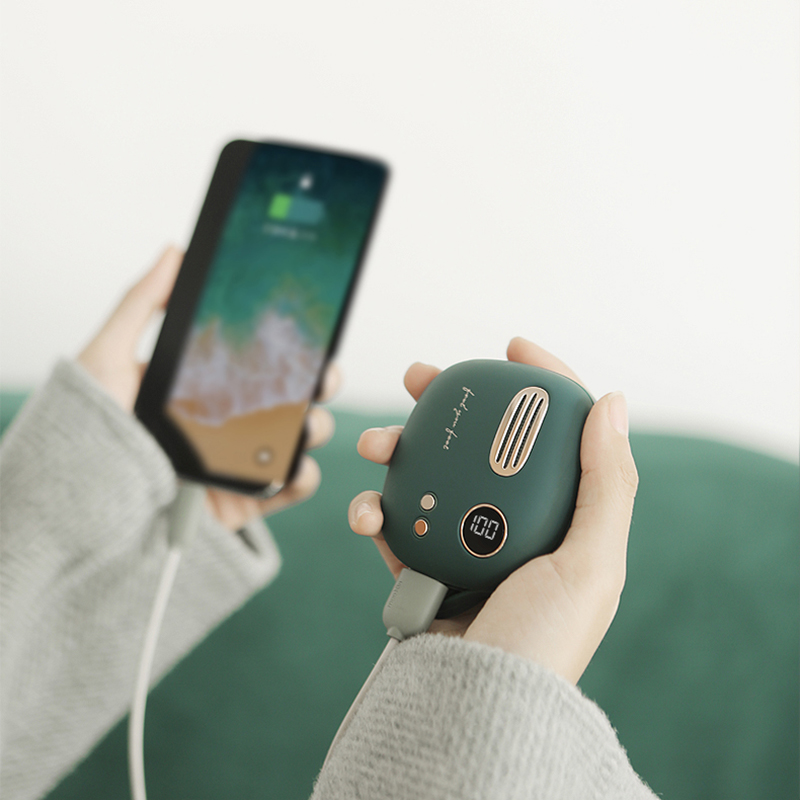 Portable Electric Hand Warmer для Handbags, Small Heater, Reusable, USB, Pocket, Rechargeable, power Bank, 2022