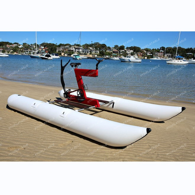 Air sealed Inflatable Towable tubes Floating Water Bike Pedal Boats for sale