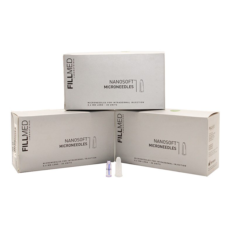 Наполненные микроиглы 2021z Nanosoft Filorga 34 г, наномягкая игла 3pin 0,6 мм для борьбы с морщинами вокруг глаз и шеи