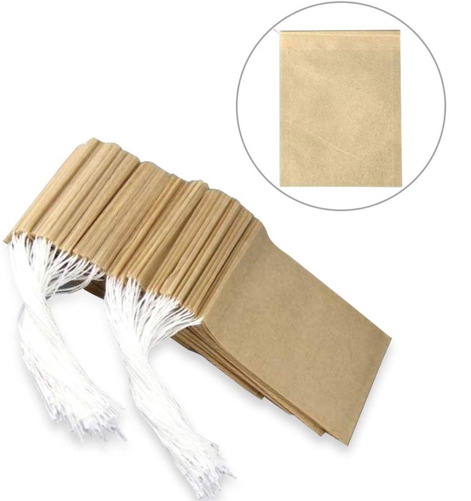 Biodegradable устранимые безопасные сильные проникновения Unbleached бумажные мешки фильтра чая для сыпучих листьев кофе чая