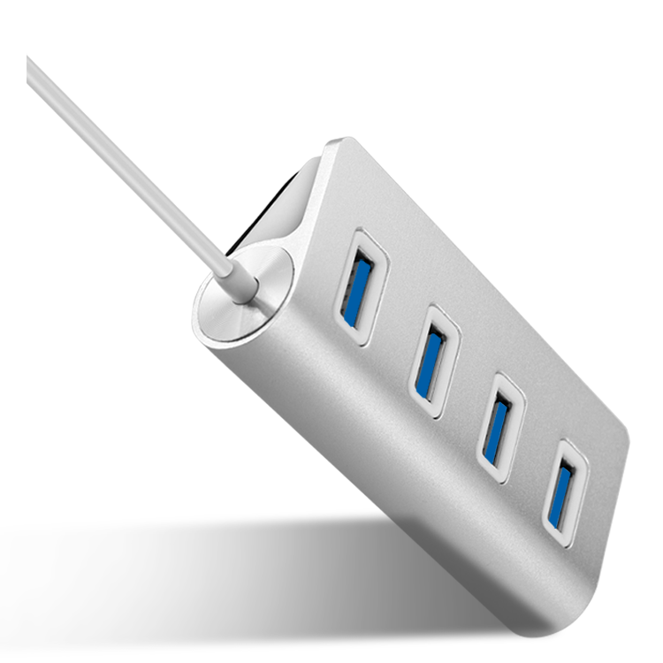 5 in1 4 порта USB 3,0 концентратор высокой скорости 5 Гбит/с PD 3,5 мм аудиоразъем драйвер-Бесплатная DC 5V питания USB Hub