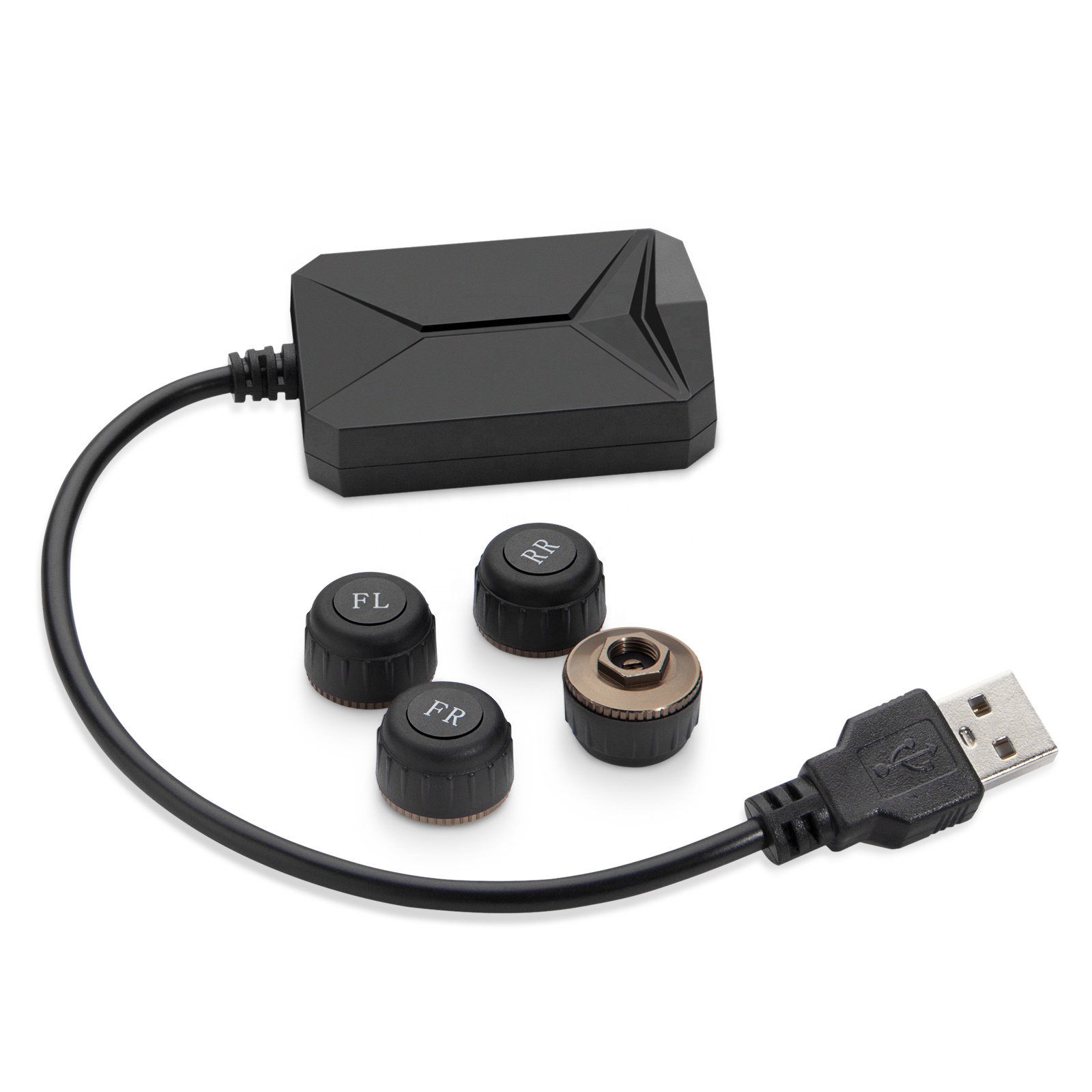 Автомобильный USB TPMS датчик XTRONS TPMS07 для головных устройств android, система контроля давления в шинах