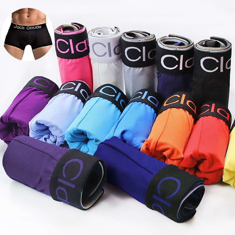 Low MOQ wholesale plain color sexy comfortable men shorts men's boxer & briefs men underwear