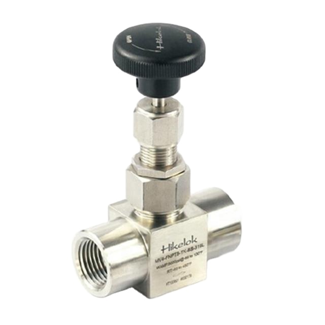 Hikelok 5000psi 1/16 дюйма до 3/4 в двойной обжимной трубчатый фитинг NPT BSPT Дозирующий клапан