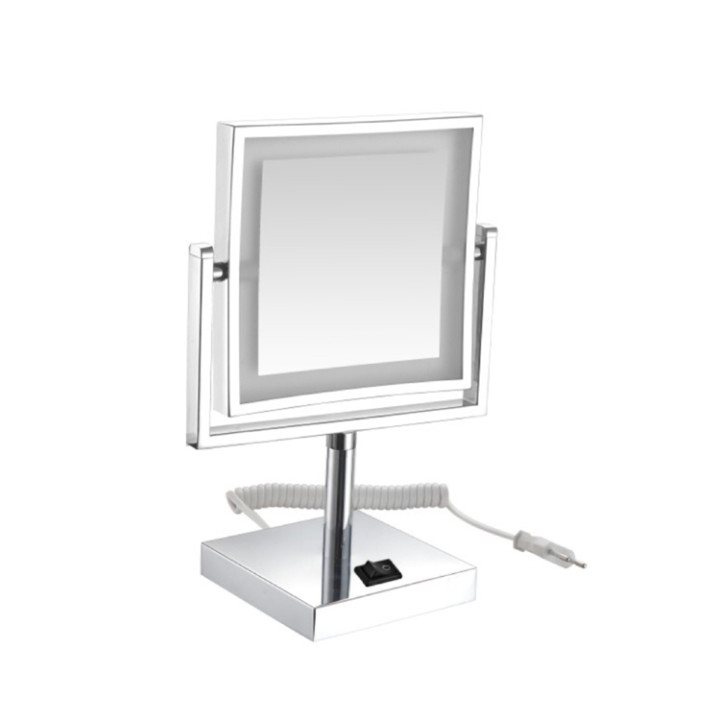 Standing Mirror Bedroom Led Mirror Table Dressing Magnifying Cosmetic Desktop Makeup Vanity Mirror With Lights