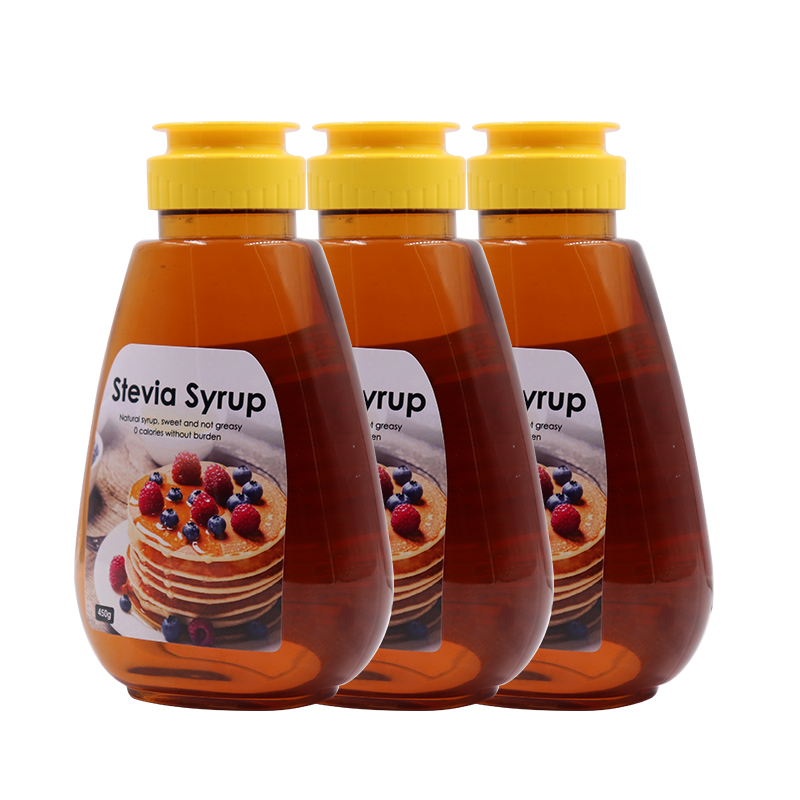 Wholesale Price High Sweetness Fiber Syrup Stevia Liquid Gold Honey And Syrup