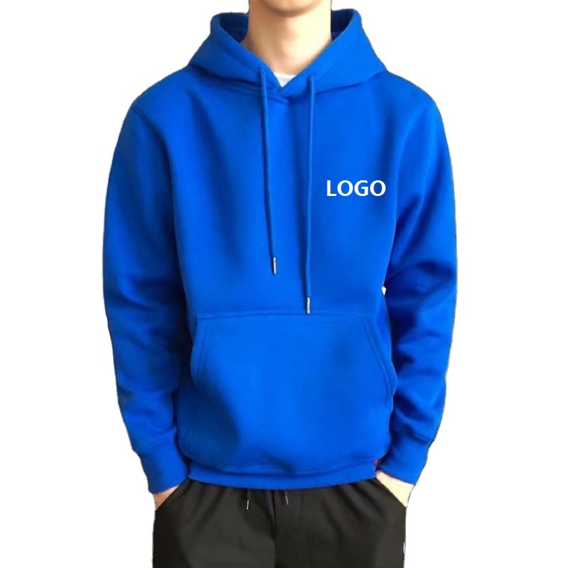cheap bulk wholesale custom logo cotton polyester oversized plus size men unisex hoodie hooded sweatshirt