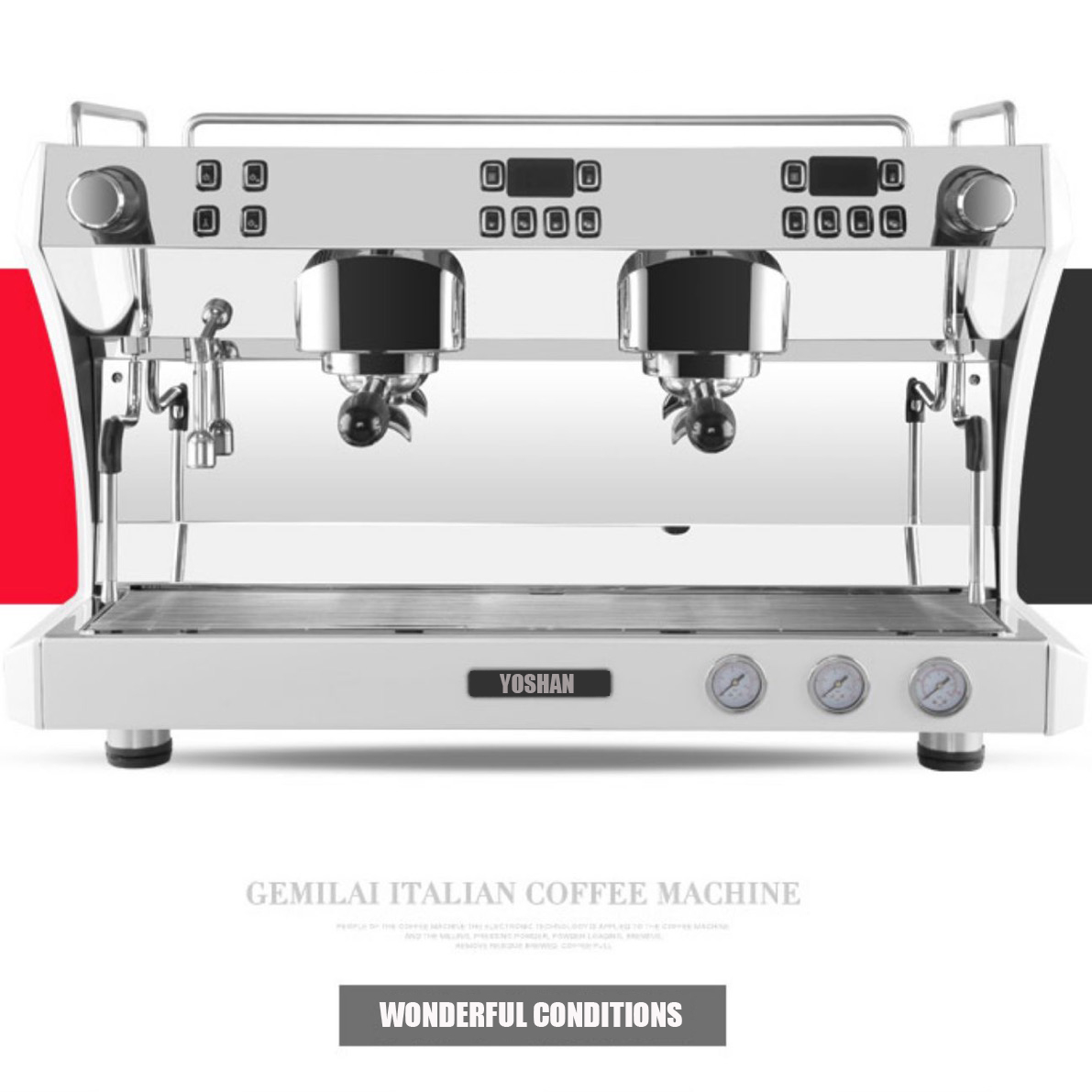 2021 USA Barista 2 Groups Espresso Cappuccino Machine Automatic China Professional Coffee Making Machine For Sale