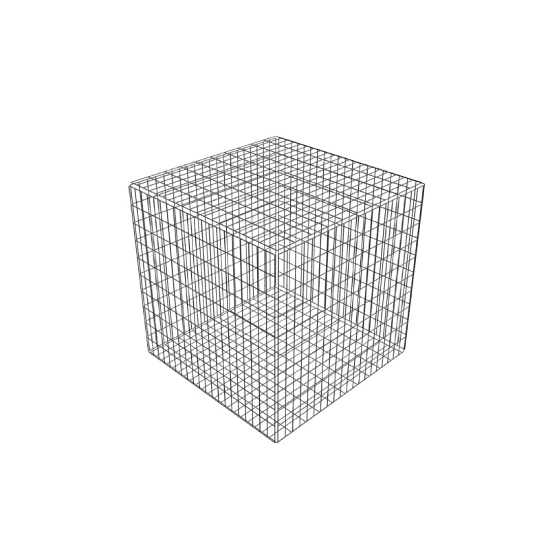 1x1x1 м 3,8 мм оцинкованная сварная сетка, габионная корзина для ландшафта
