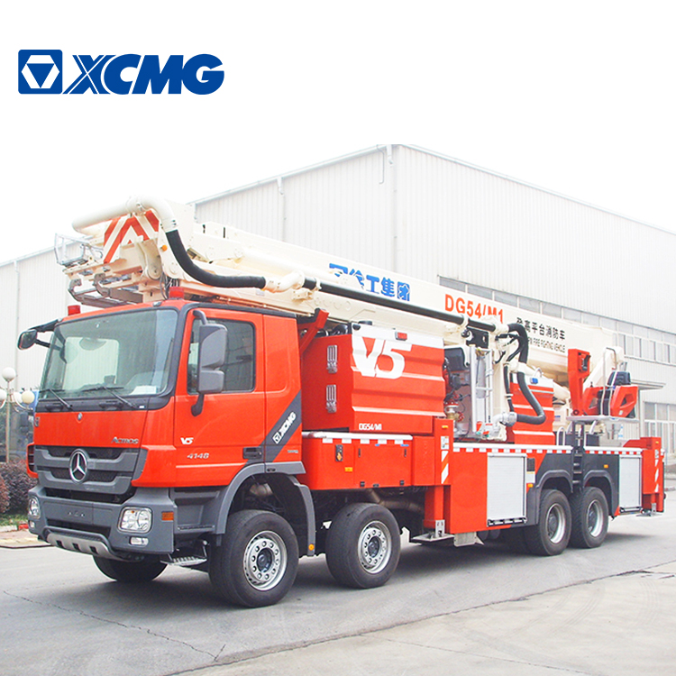 Официальное экстренное спасательное оборудование XCMG DG54M1, грузовик с воздушной платформой длиной 54 м, пожарная машина