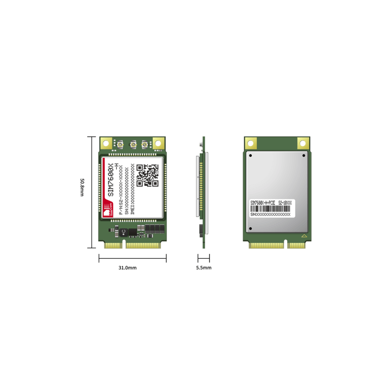 SIM7600E-H pcie SIMCOM SIM7600E-H-PCIE-SMM многодиапазонный мини PCIe модуль LTE CAT 4 до 150/50 Мбит/с