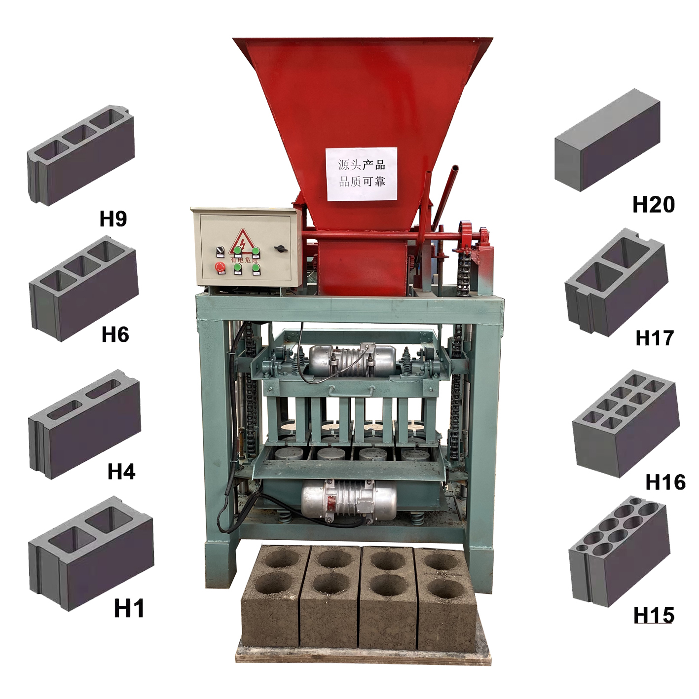 interlocking brick making machinery complete industrial brick making machinery brick making machine semi-automatic