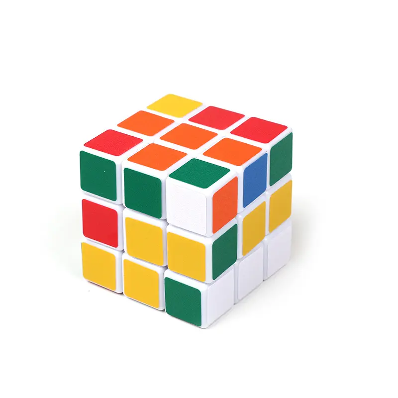 Развивающая игрушка скоростной куб Гладкий твердый пластиковый 3x3 магический куб-пазл