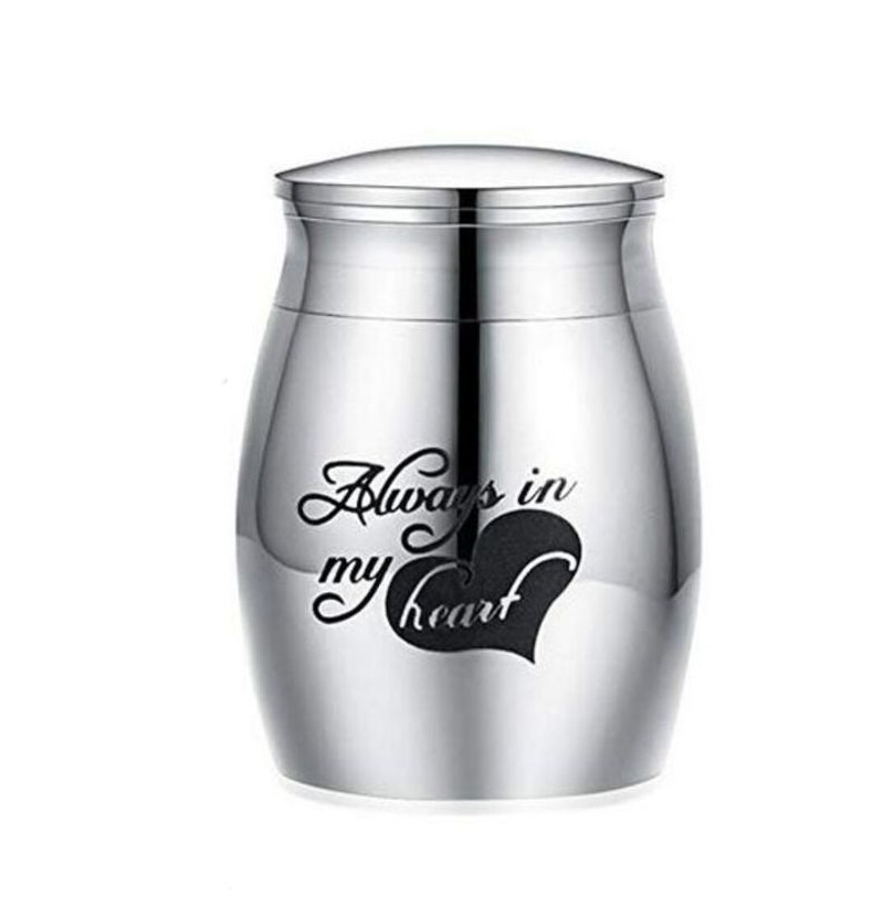 Латунный питомец cremation urn paw печать для собак кошек дешевые оловянные Домашние животные розовые урны домашних животных