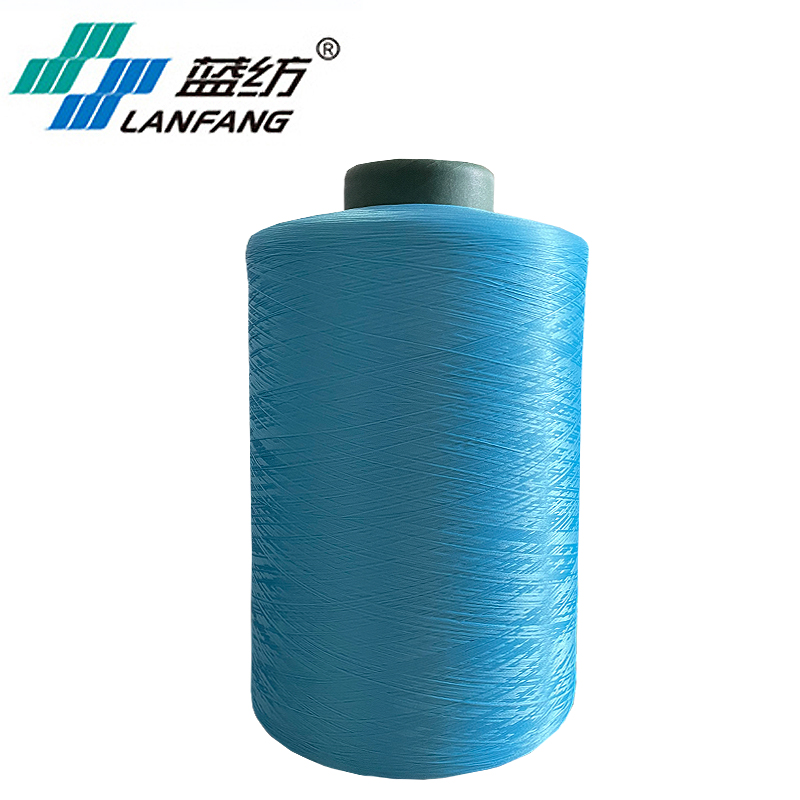 DTY 50D-600D dope dyed 100% polyester yarn, polyester texture yarn 150/48