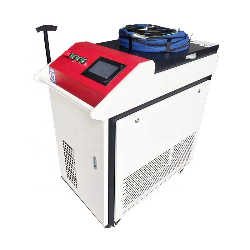 holding wuhan soldering holding fyhb1600 handheld laser welding machine