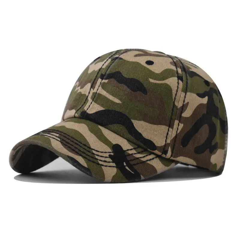 Wholesale mesh trucker hat camouflage print custom camo hat