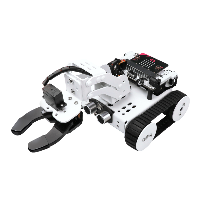 Micro bit smart car qtruck maker education kit programmable robot line patrol tracking smart car