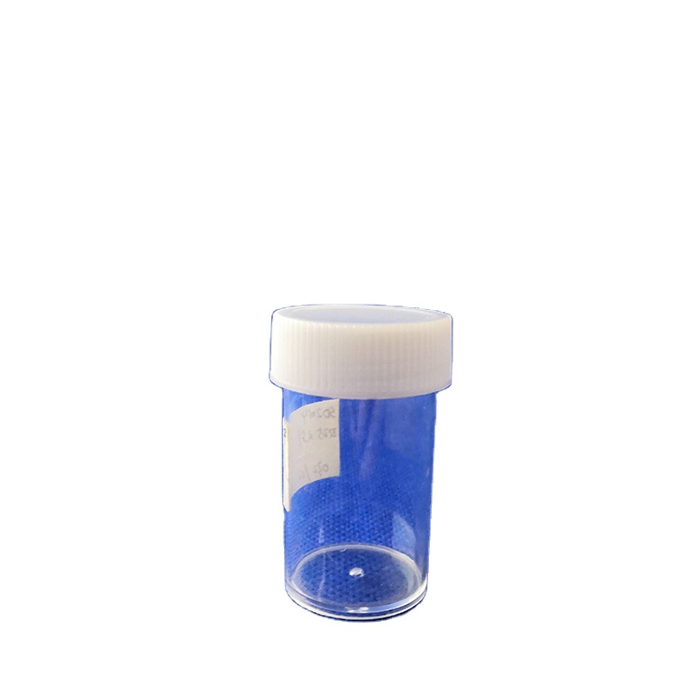 China Goods 15ml Transparent Essential Oil Separate Sample Sealed Bottle Pill Gold Powder Bottle Small Parts Storage Tube