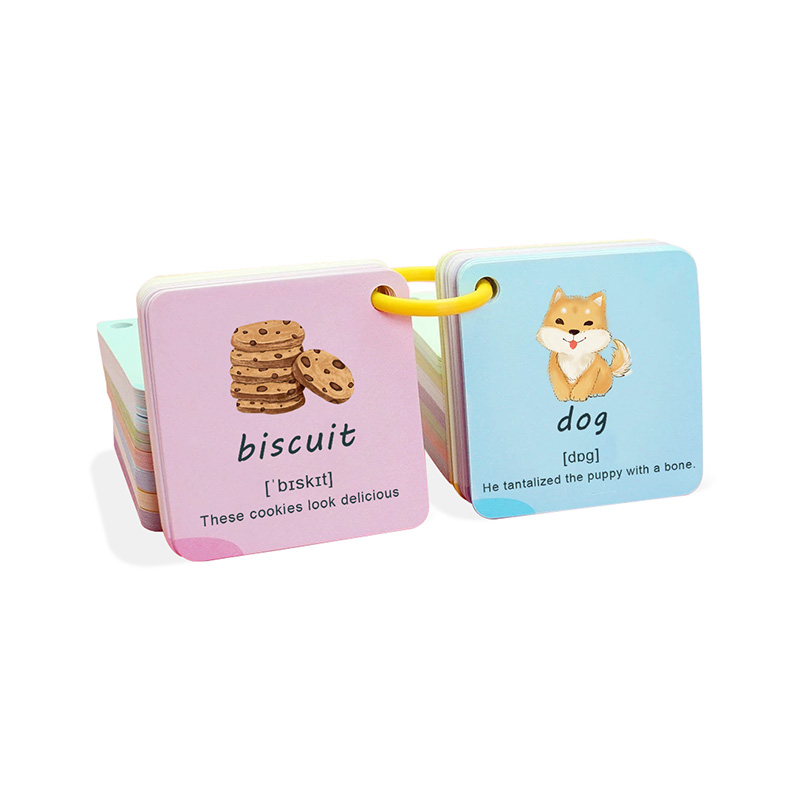 Amazon FBA supplier professional custom printing children's learning card book paper game card Entertainment playing card