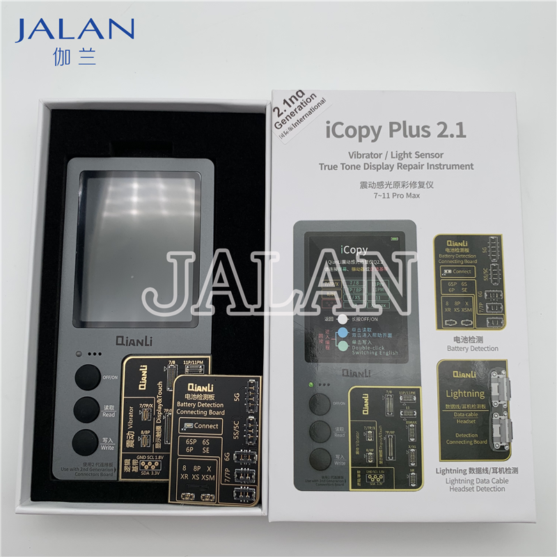 ICopy плюс 2,1 True Tone датчик освещенности батарея ремонт 8 X XS MAX XR 11 pro max вибрировать чтения/записи/редактировать восстановления программист инструмент