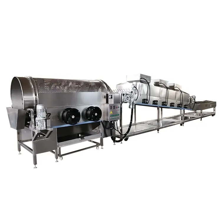 Large-scale Commercial High Capacity Cream Popcorn Production Line Industrial Popcorn Processing Machine Equipment Manufacturer