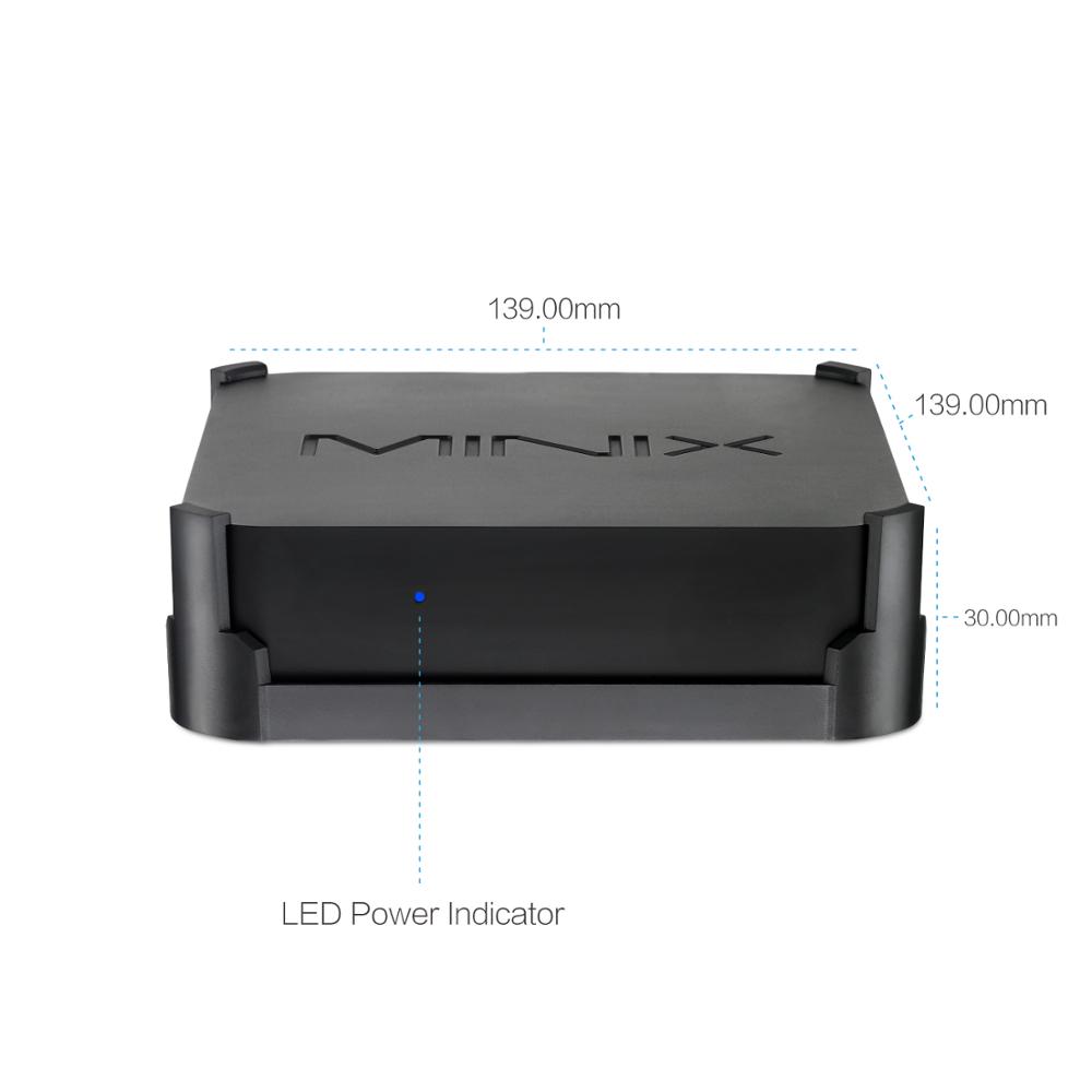 MINIX N42C-4 Intel Pentium безвентиляторный домашнем и промышленный Мини ПК/настольный компьютер с четырехъядерным процессором ветра 10 Pro (64-бит)