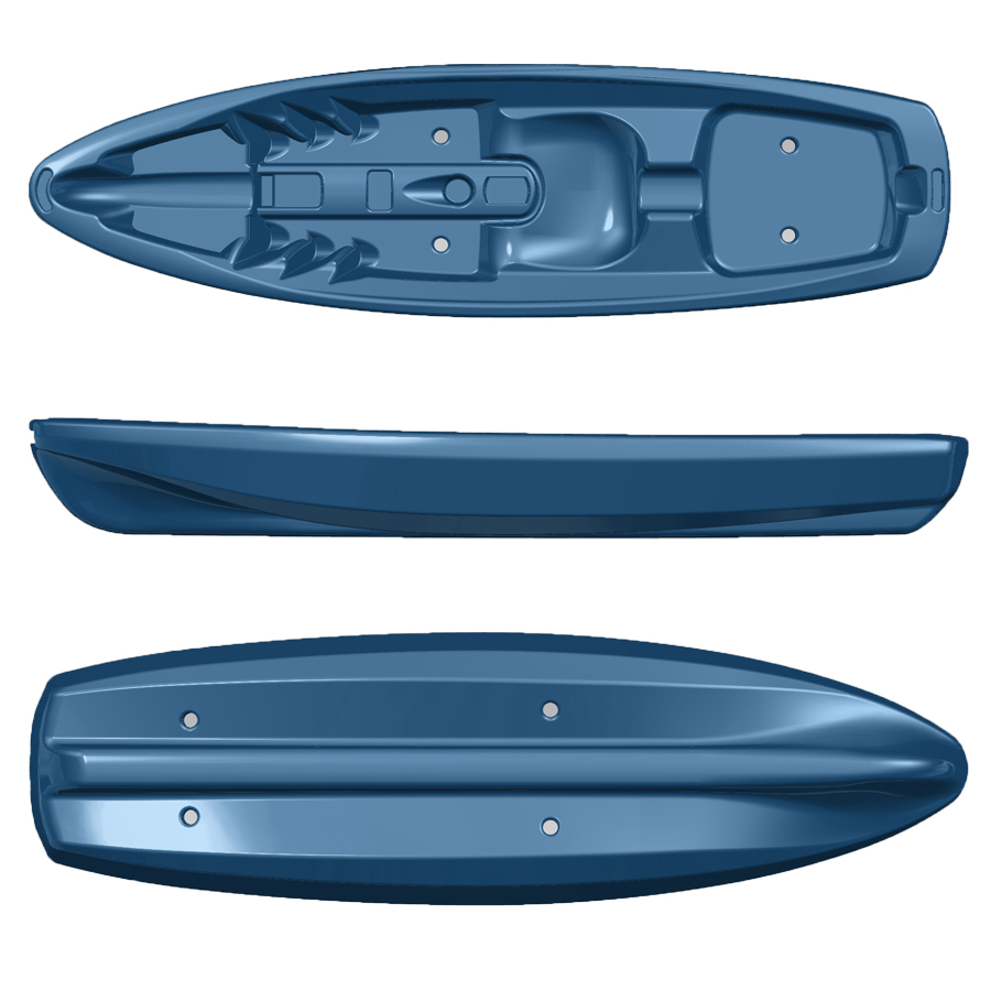 Китай, дешево, HDPE, пластиковая лодка, каноэ, односиденье, каяк, море, оптовая продажа от производителя
