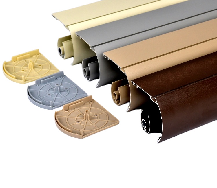 Metal Material Zebra Blinds Curtain Accessories PVC slider Roller blinds components