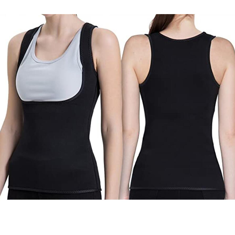 Потеря веса женщин тренажерный зал Body Shaper жилет с застежкой-молнией