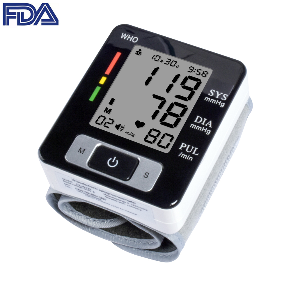 Одобренные CE/FDA высококачественные бесконтактные цифровые автоматические часы с монитором артериального давления