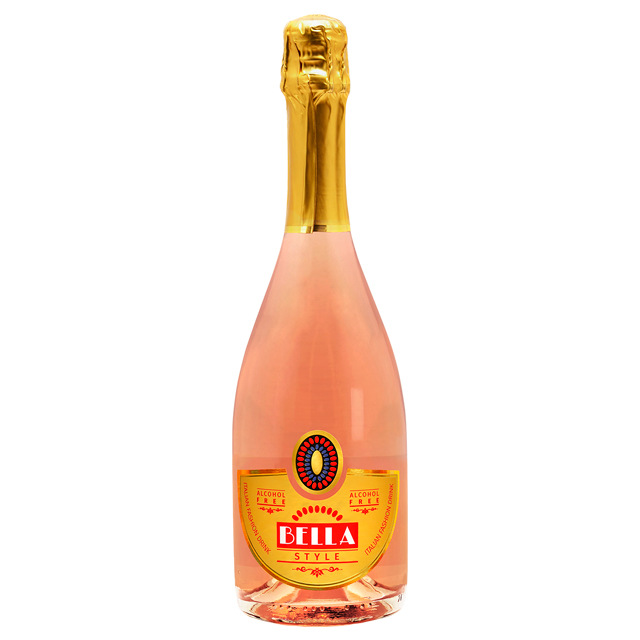 Итальянский газированный напиток Bella Style, без спирта, без спирта