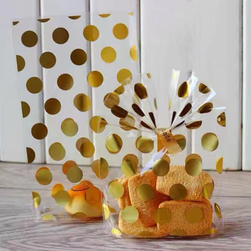 New producPlastic Halloween Cellophane Snack Bags Clear Candy Cookie Treat Bags with Twist Ties for Bakery Biscuit Chocolate