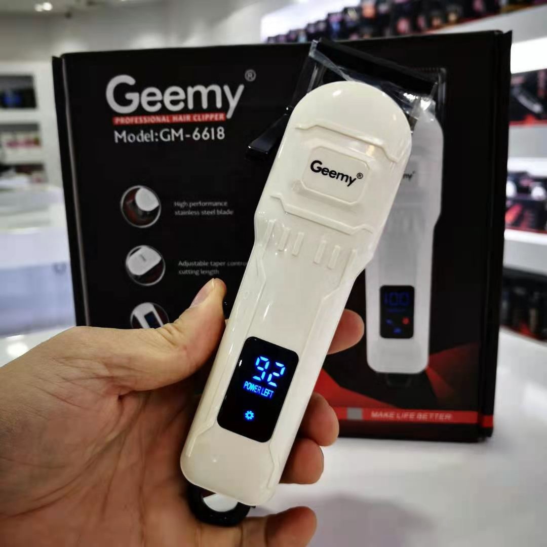 GEEMY GM6618 Новое поступление новый дизайн оптовая продажа Профессиональный электрический триммер для волос Машинка для стрижки волос электрический триммер для волос