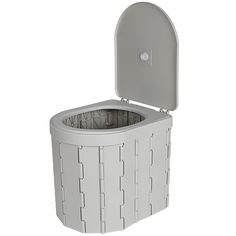 Portable Toilet For Camping Portable Folding Toilet Lid Travel Waterproof Porta Potty Car Toilet Bucket Potty